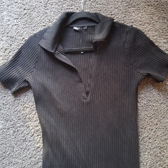 Zara Classic Black Midi Dress - Picture 4 of 6